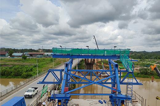 Dadao Bridge of Section IX of Pan Borneo Avenue, Malaysia