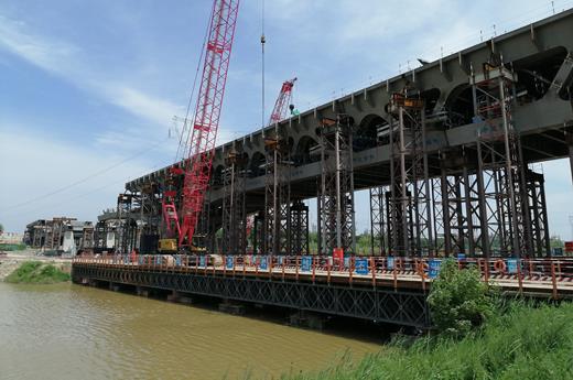 Xianghuai No.6 Road Bridge Crossing Bahe River Project of Upgrading and Reconstruction Project of Right Bank Area of Bahe River in Chanba Ecological Area of Xi'an