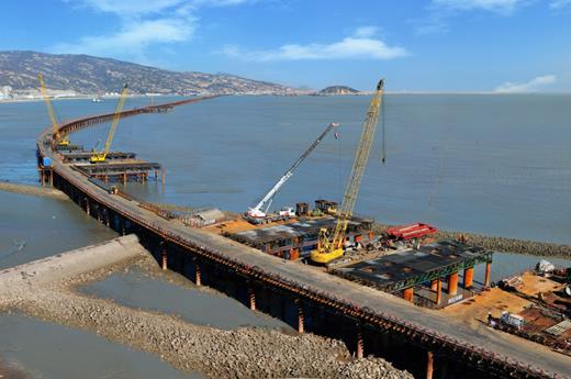 Haibin Avenue Cross sea Bridge Project in Lianyungang