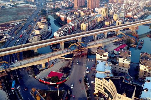 Hangzhou-Shaoxing Intercity Railway Overpassing Hangzhou-Ningbo Railway and Testing Line Project