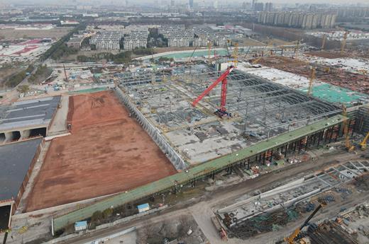 新建上海铁路松江南站站房项目钢结构、墙屋面工程